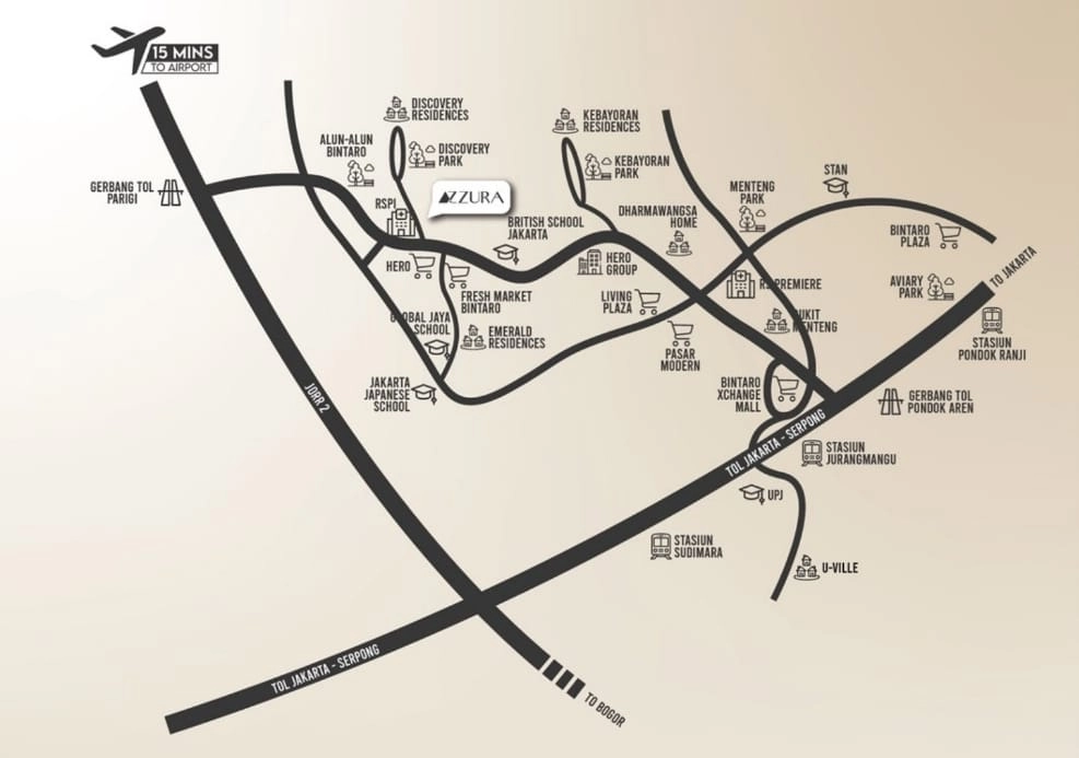 Map azzura