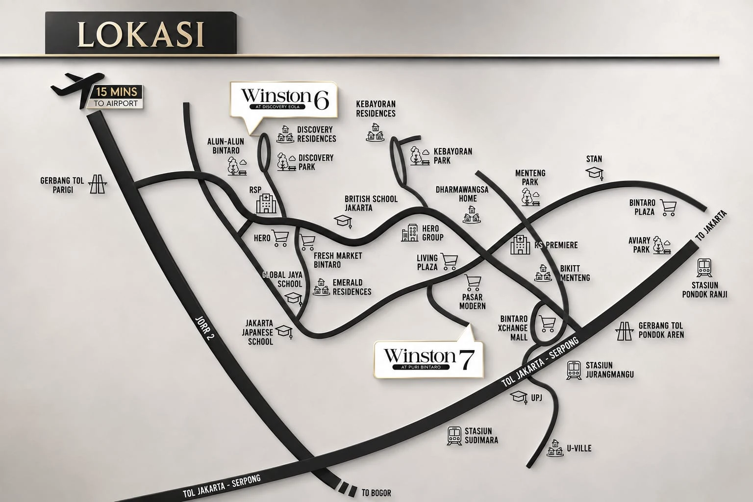 Map Winston